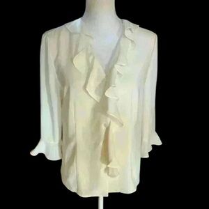 Alexon ladies white blouse size 10.  Worn once. Excellent condition. Long sleeve